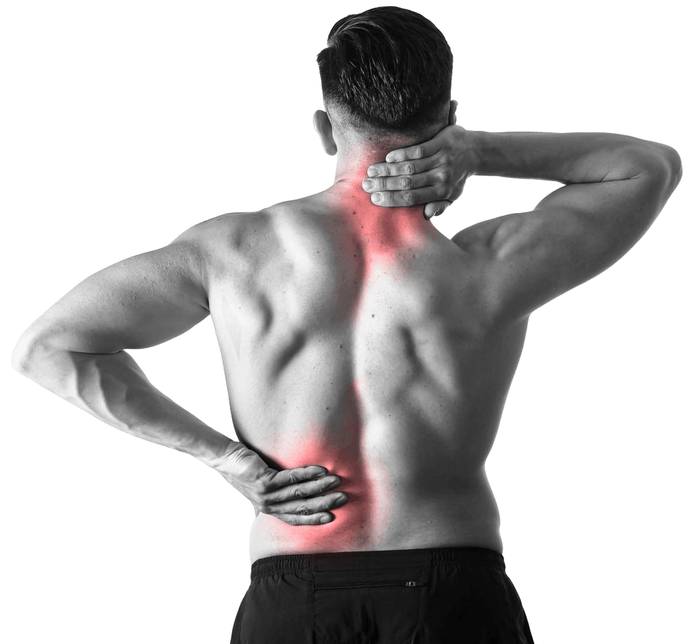 een man met rugpijn